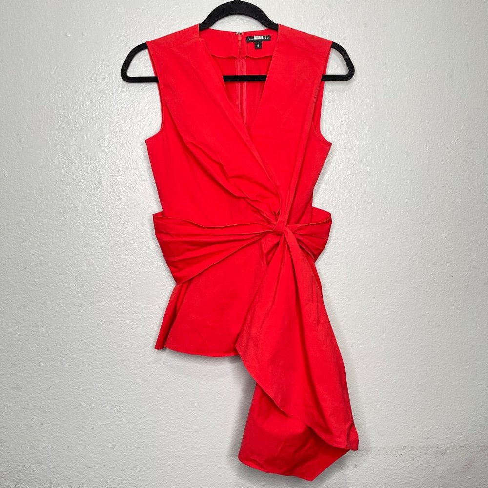 josie NATORI knotted sleeveless top 4